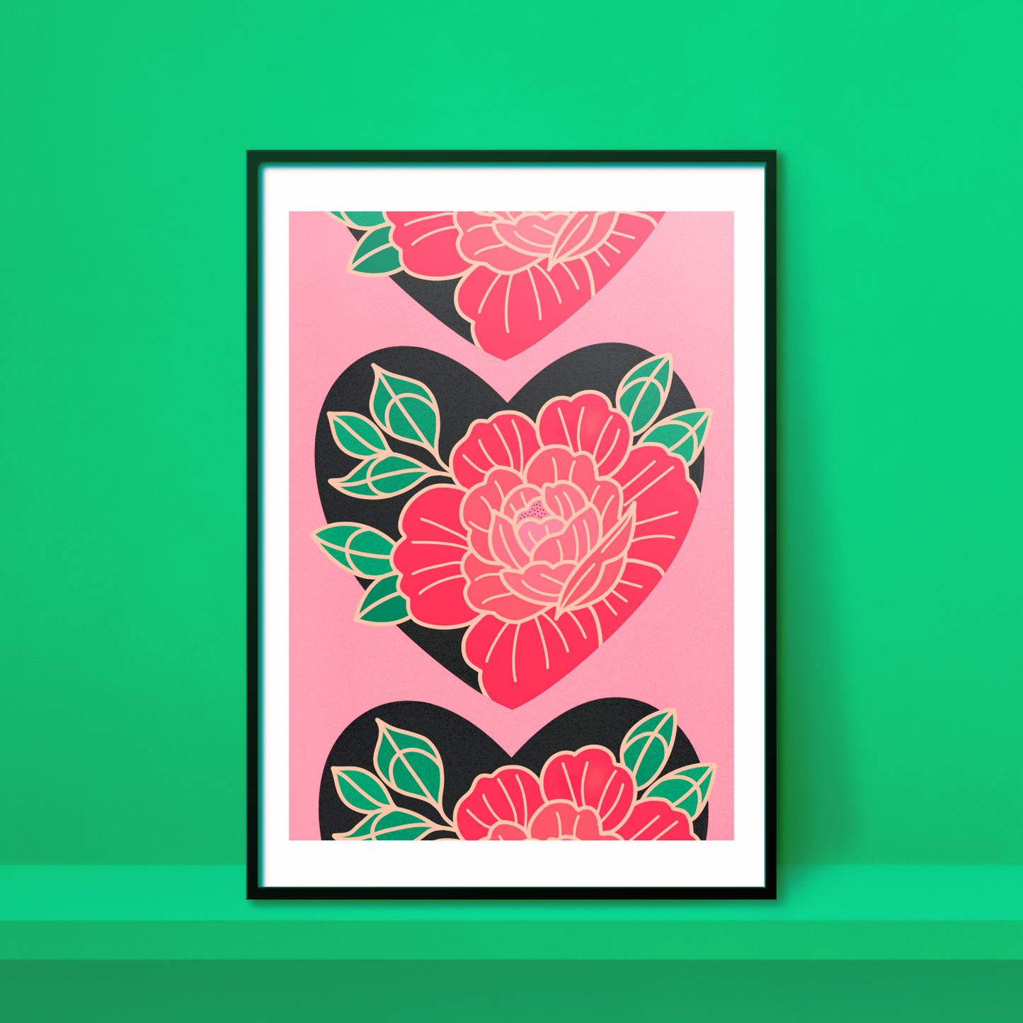 Pretty Peony A4 Print