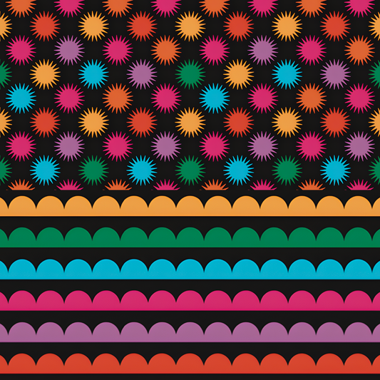 Starburst Double-Sided Gift Wrap