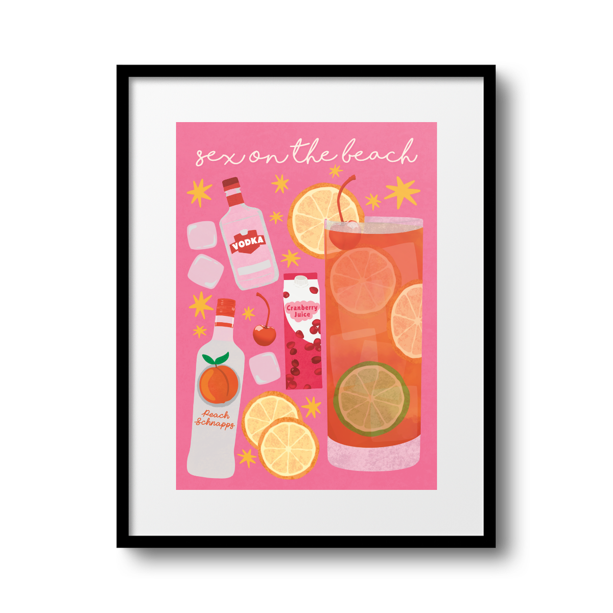 Sex On the Beach A4 Print