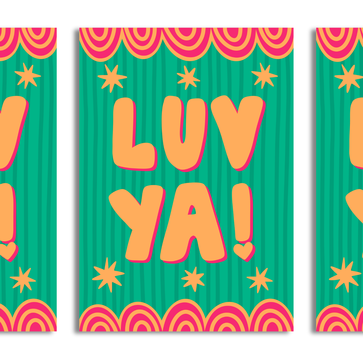'Luv Ya' A4 Print