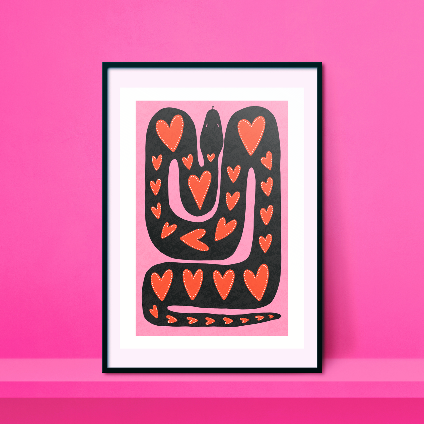 Sexy Snake A4 Print - HM