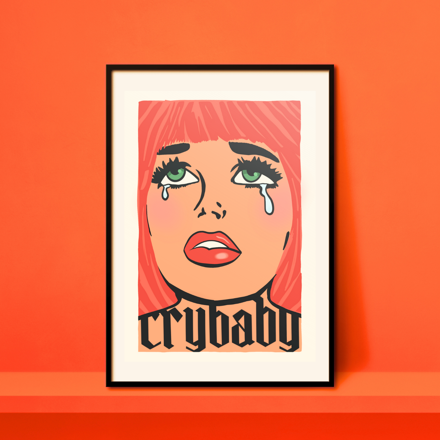 Crybaby A4 Print