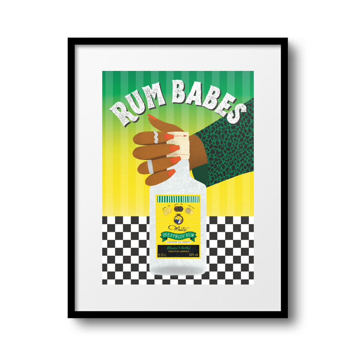 Rum Babes A4 Print