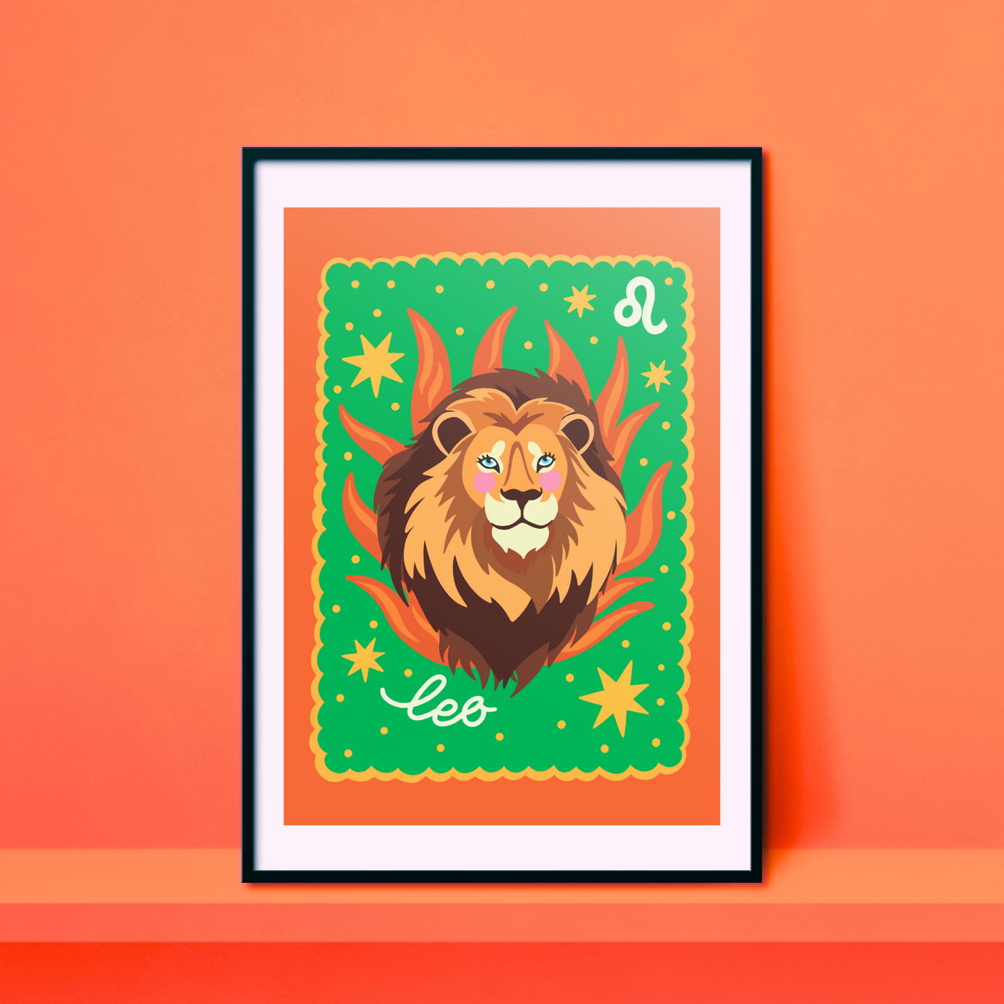 Leo A4 Print