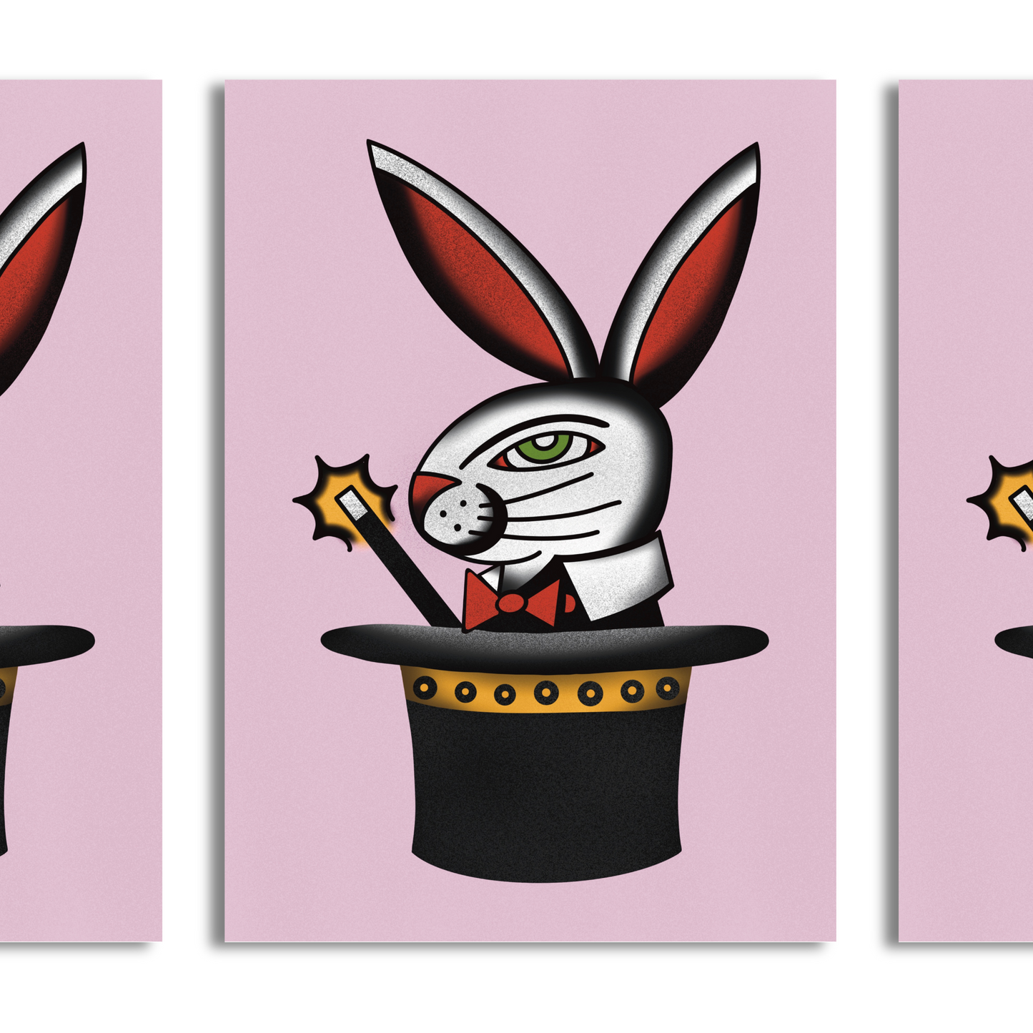 Magic Bunny A4 Print