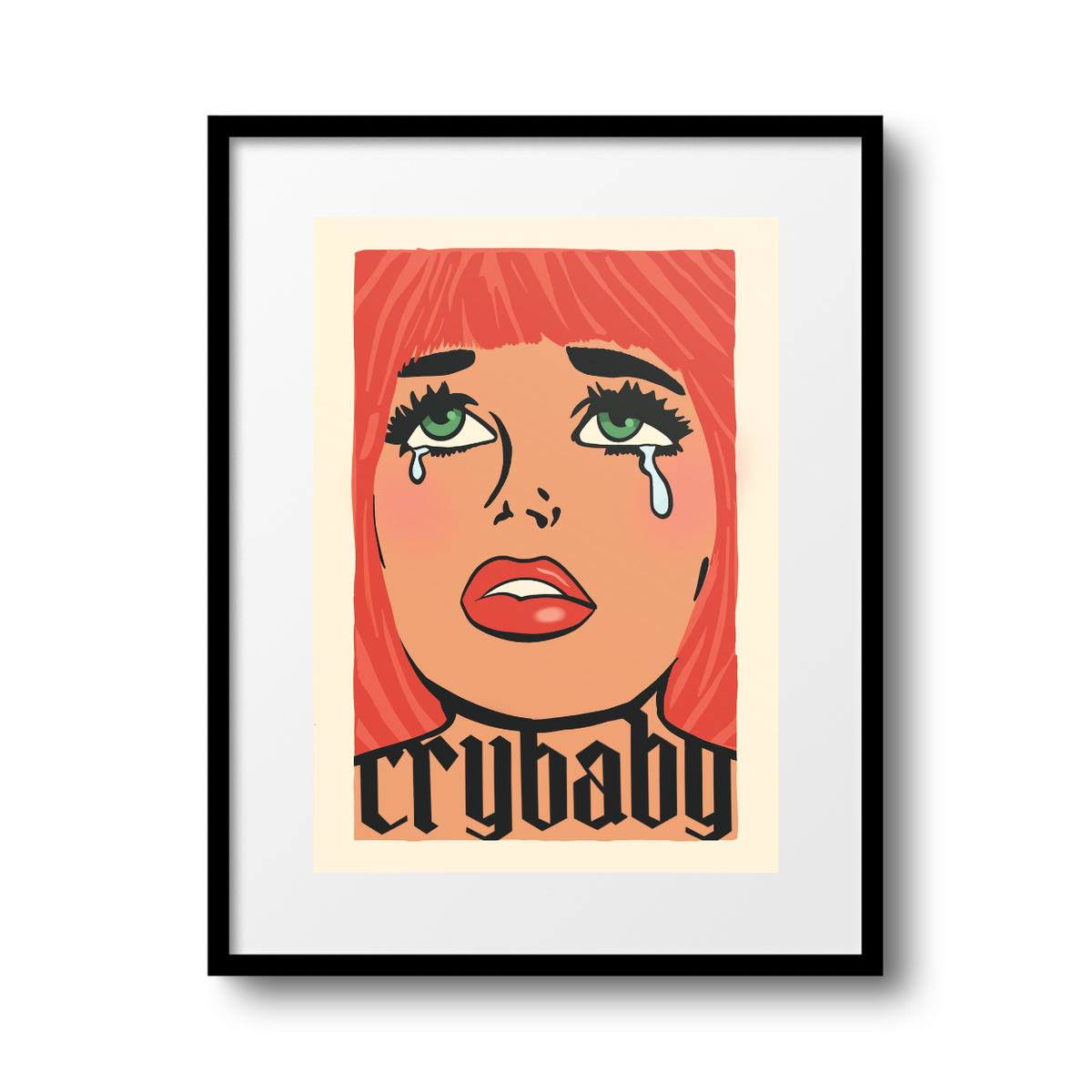 Crybaby A4 Print