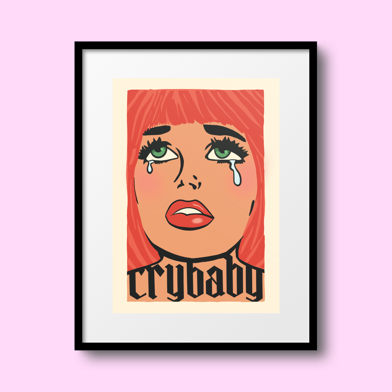Crybaby A4 Print