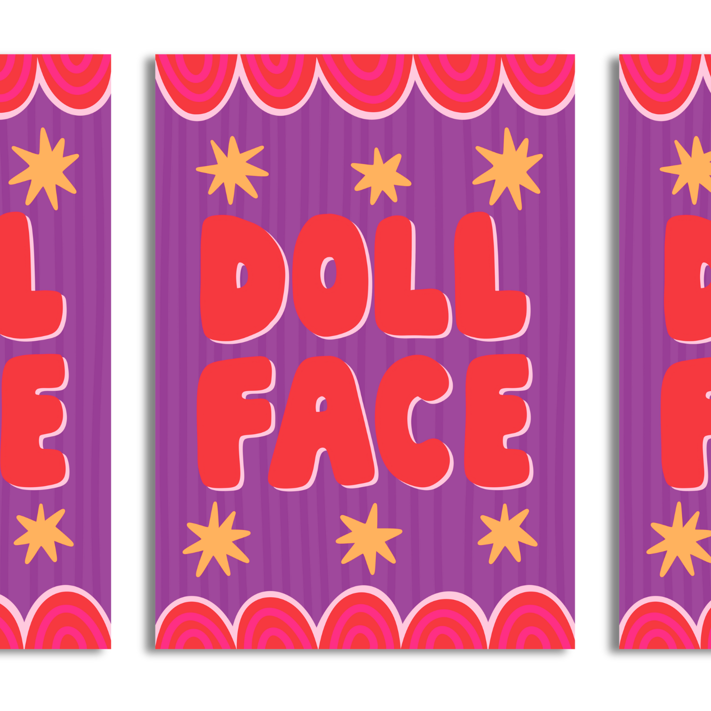 'Doll Face' A4 Print