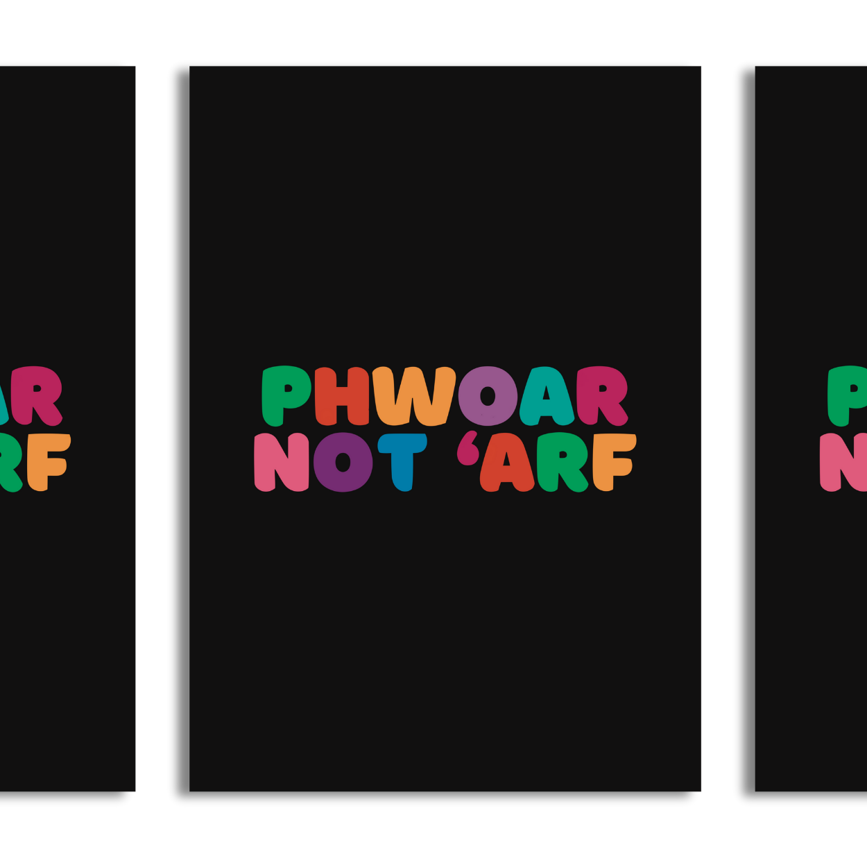 Phwoar Not 'Arf A4 Print - HM