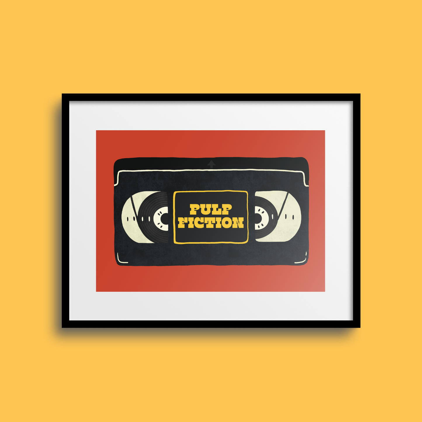 Pulp Fiction VHS A5 Print