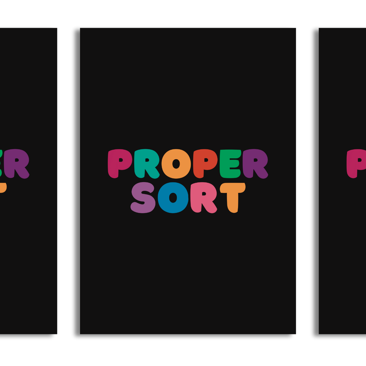Proper Sort A4 Print - HM