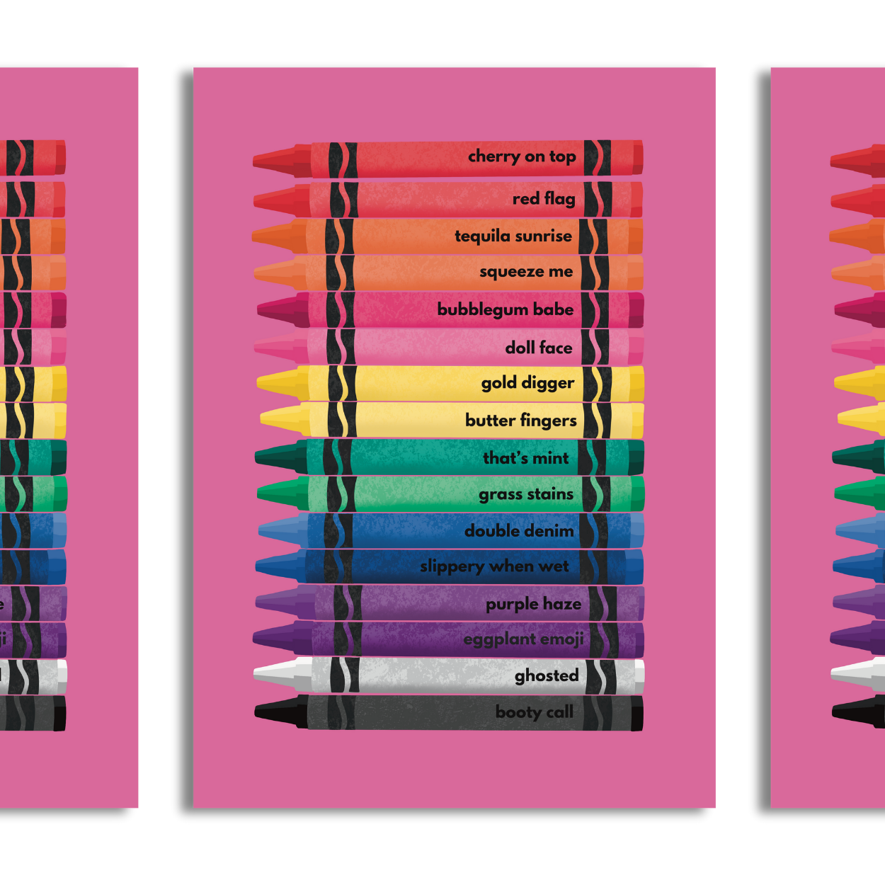 Cheeky Colours A4 Print - HM