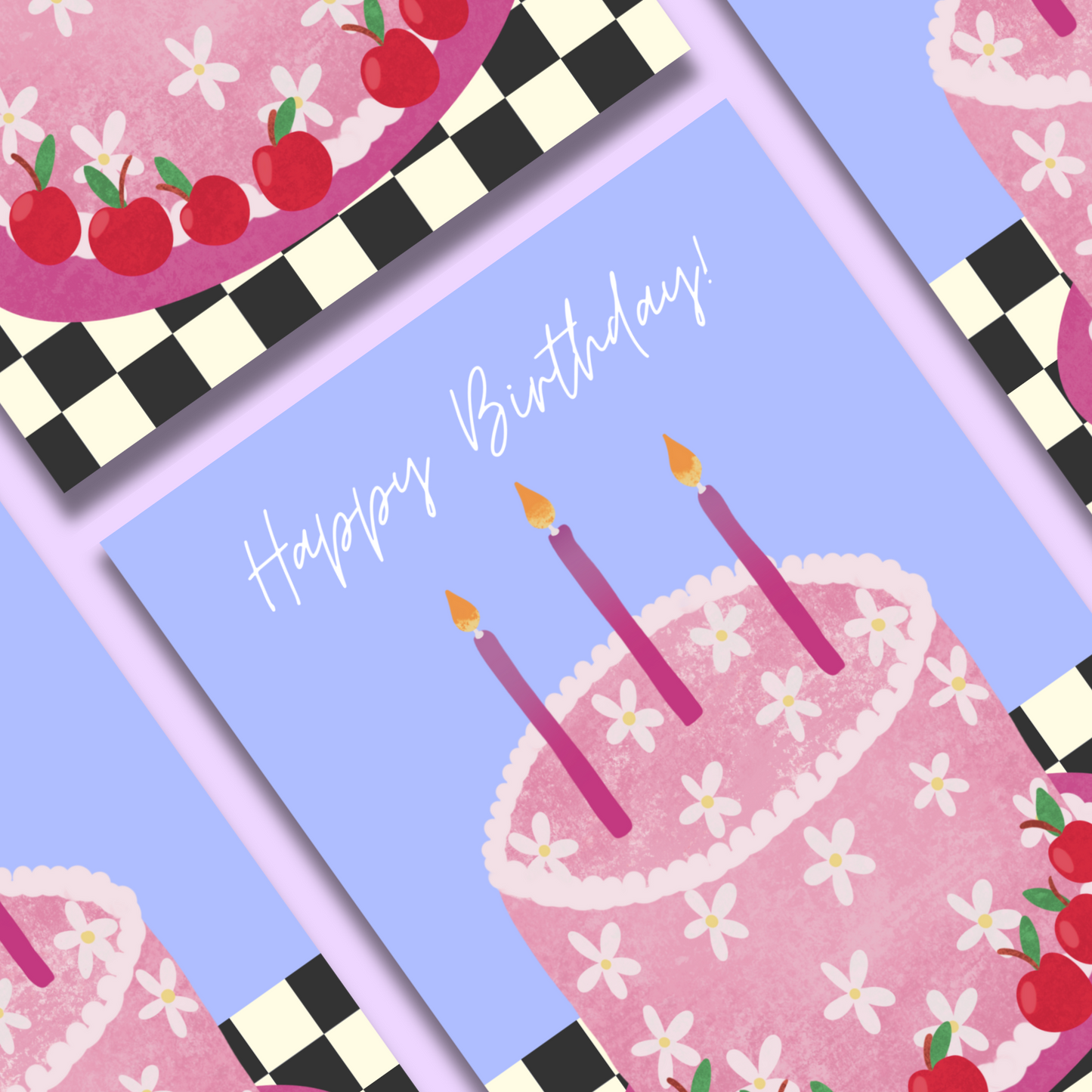 Pastel Birthday Cake