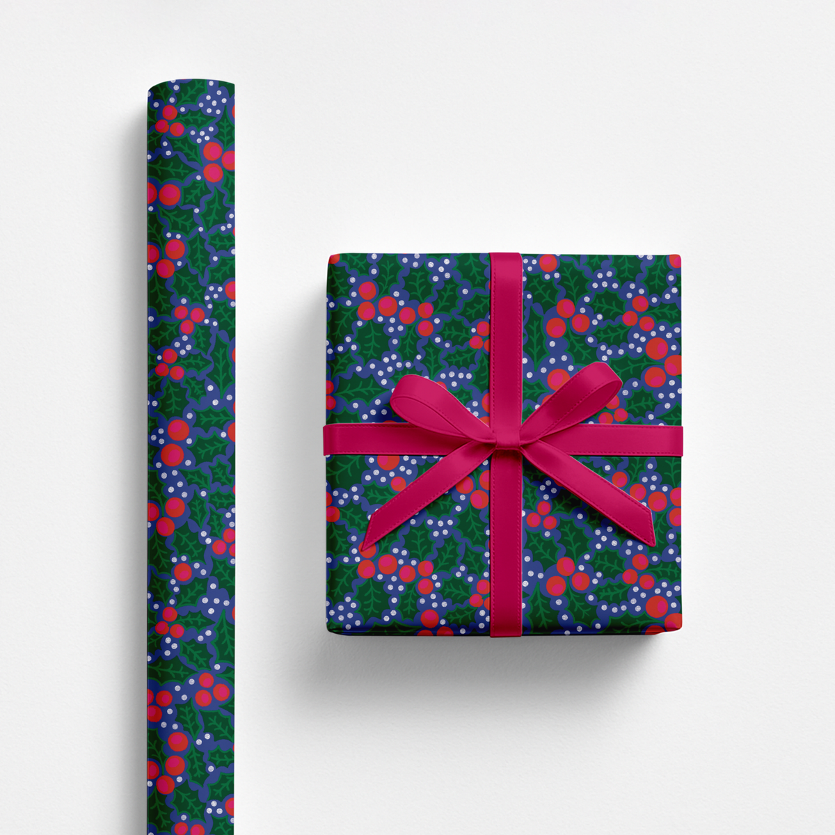 Jolly Holly Gift Wrap