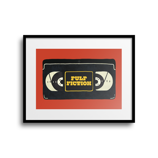 Pulp Fiction VHS A5 Print