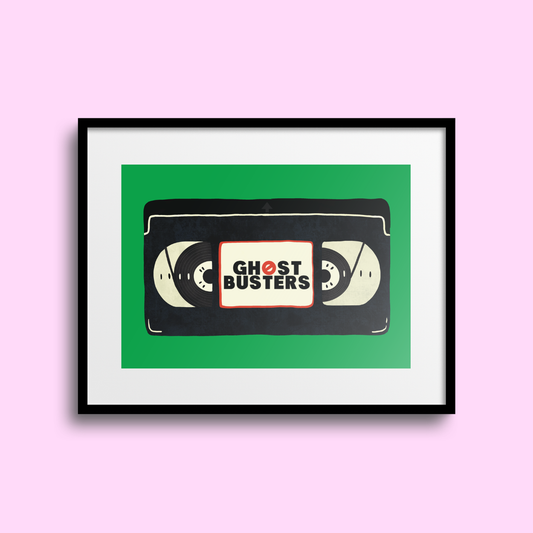 Ghost Busters VHS A5 Print