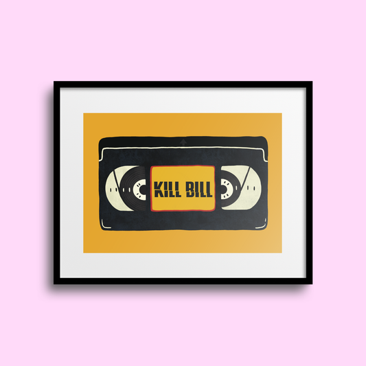 Kill Bill VHS A5 Print