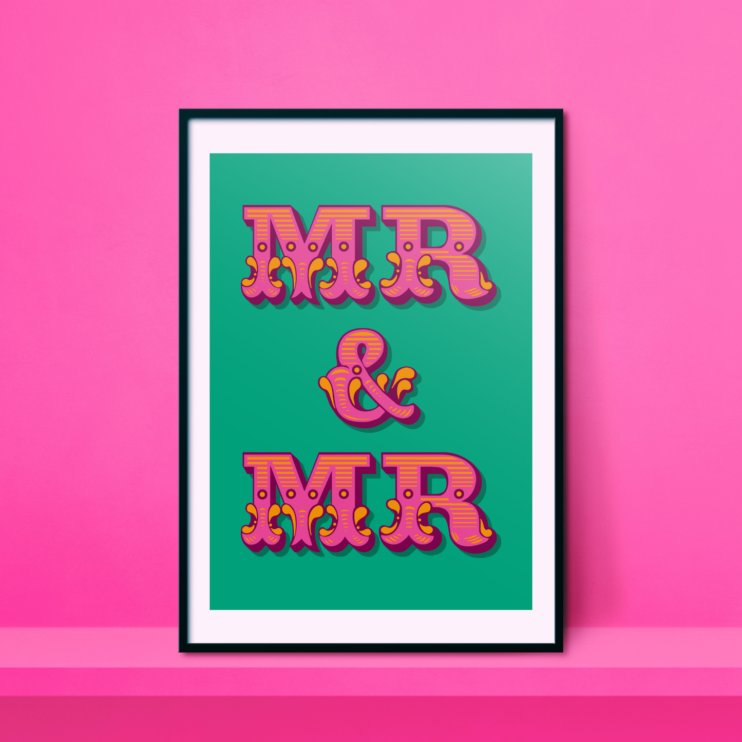 Mr & Mr A4 Print - HM