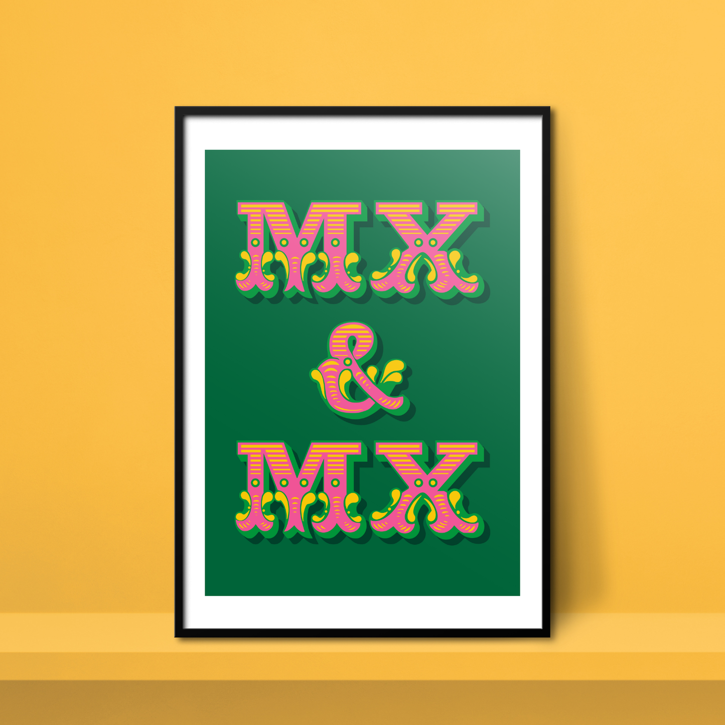 Mx & Mx A4 Print - HM