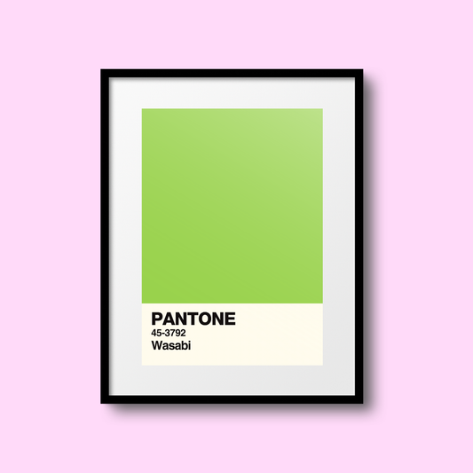 Wasabi Swatch A5 Print