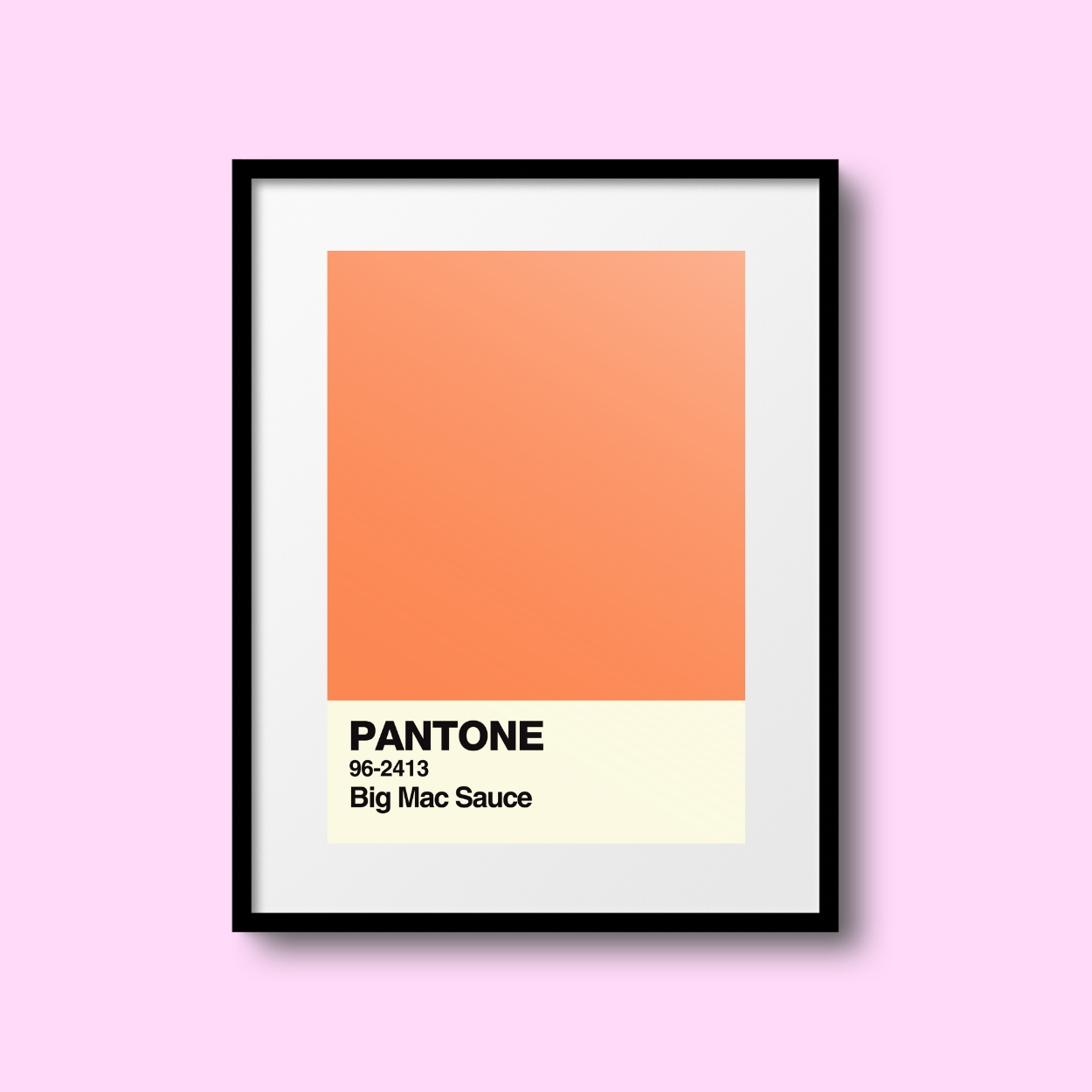 Big Mac Sauce Swatch A5 Print