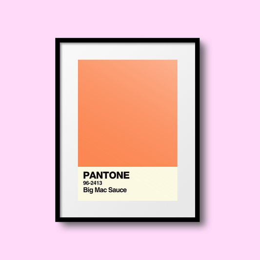 Big Mac Sauce Swatch A5 Print