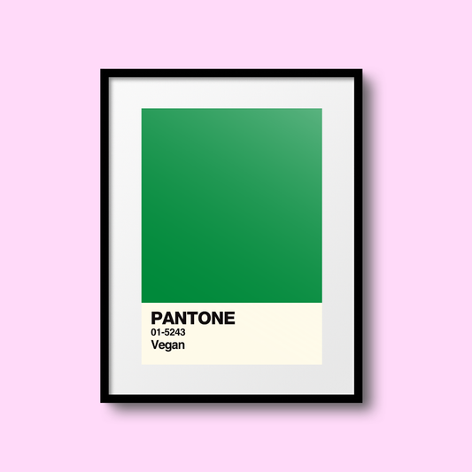 Vegan Swatch A5 Print