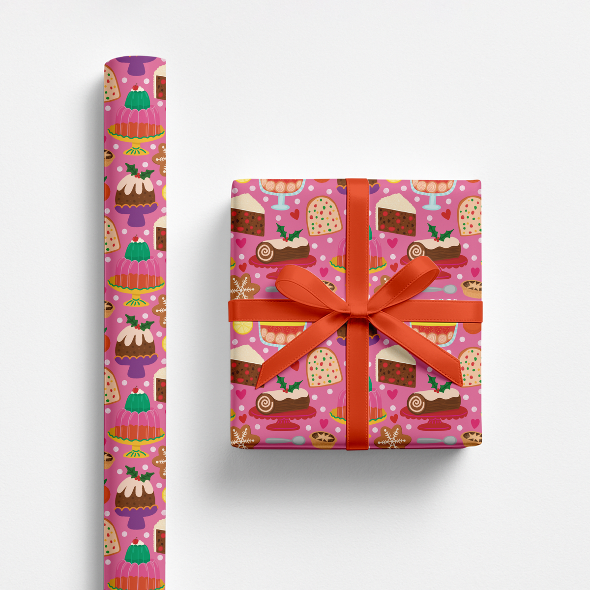 Festive Desserts Gift Wrap