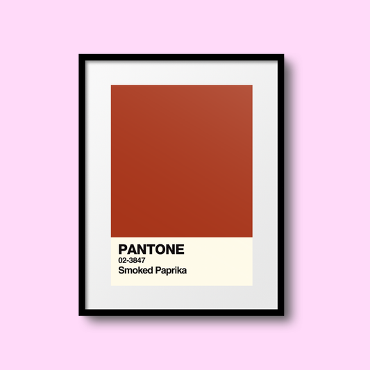 Smoked Paprika Swatch A5 Print