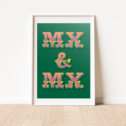 Mx & Mx A4 Print - HM