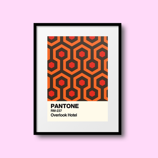 Overlook Hotel Swatch A5 Print