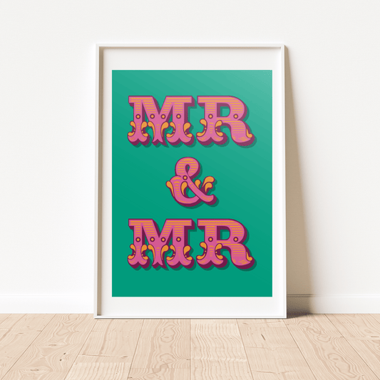 Mr & Mr A4 Print - HM