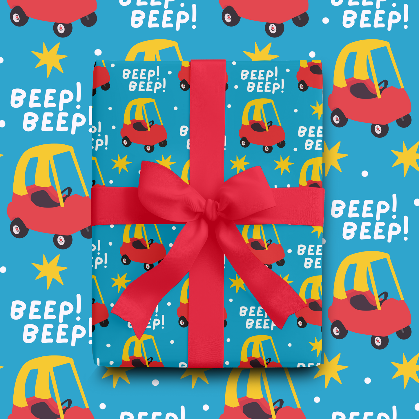 Beep Beep Gift Wrap