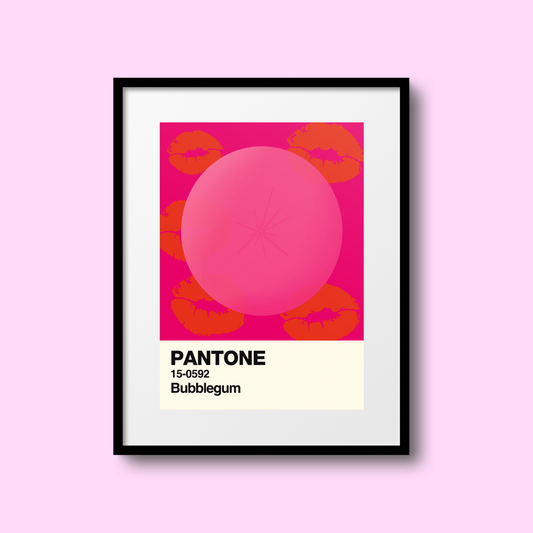 Bubblegum Swatch A5 Print