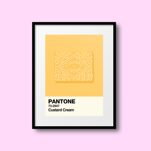Custard Cream Swatch A5 Print