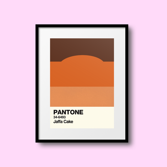 Jaffa Cake Swatch A5 Print