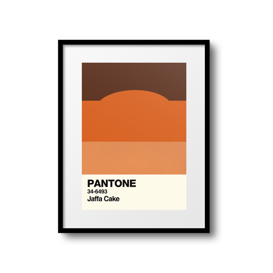 Jaffa Cake Swatch A5 Print