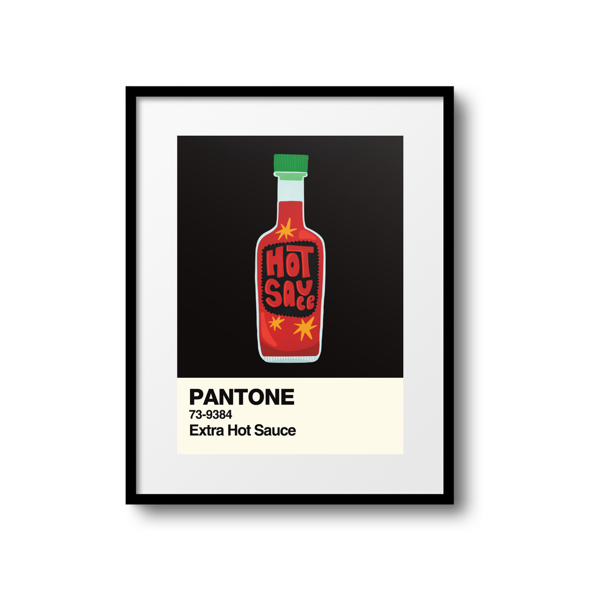 Extra Hot Sauce Swatch A5 Print
