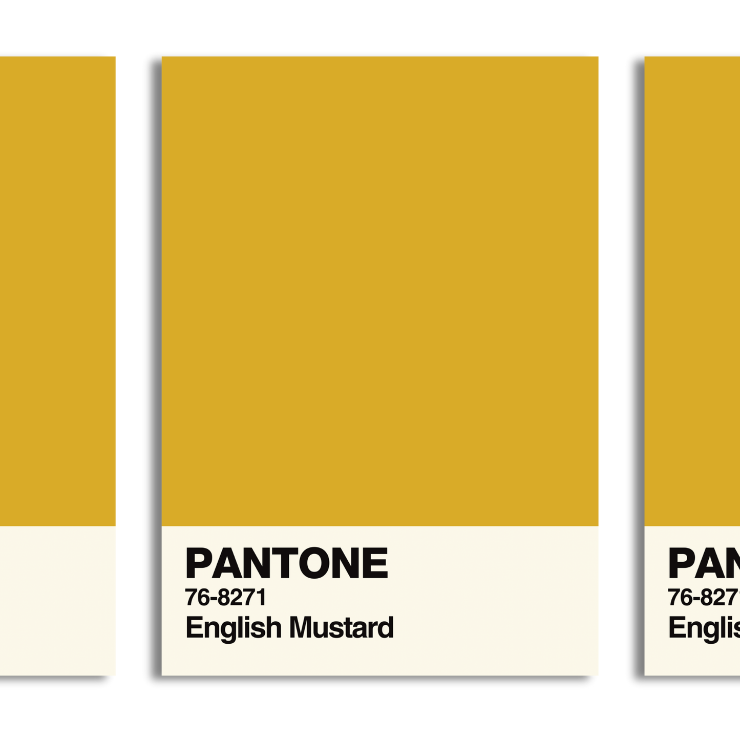 English Mustard Swatch A5 Print