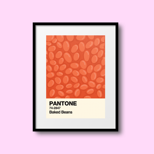 Baked Beans Swatch A5 Print