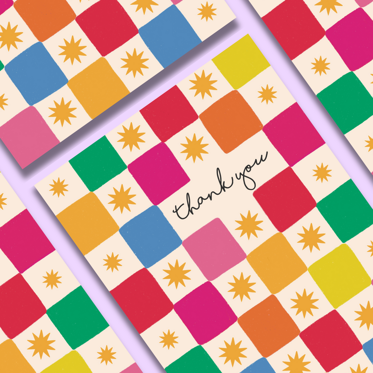 Checkered Thank You