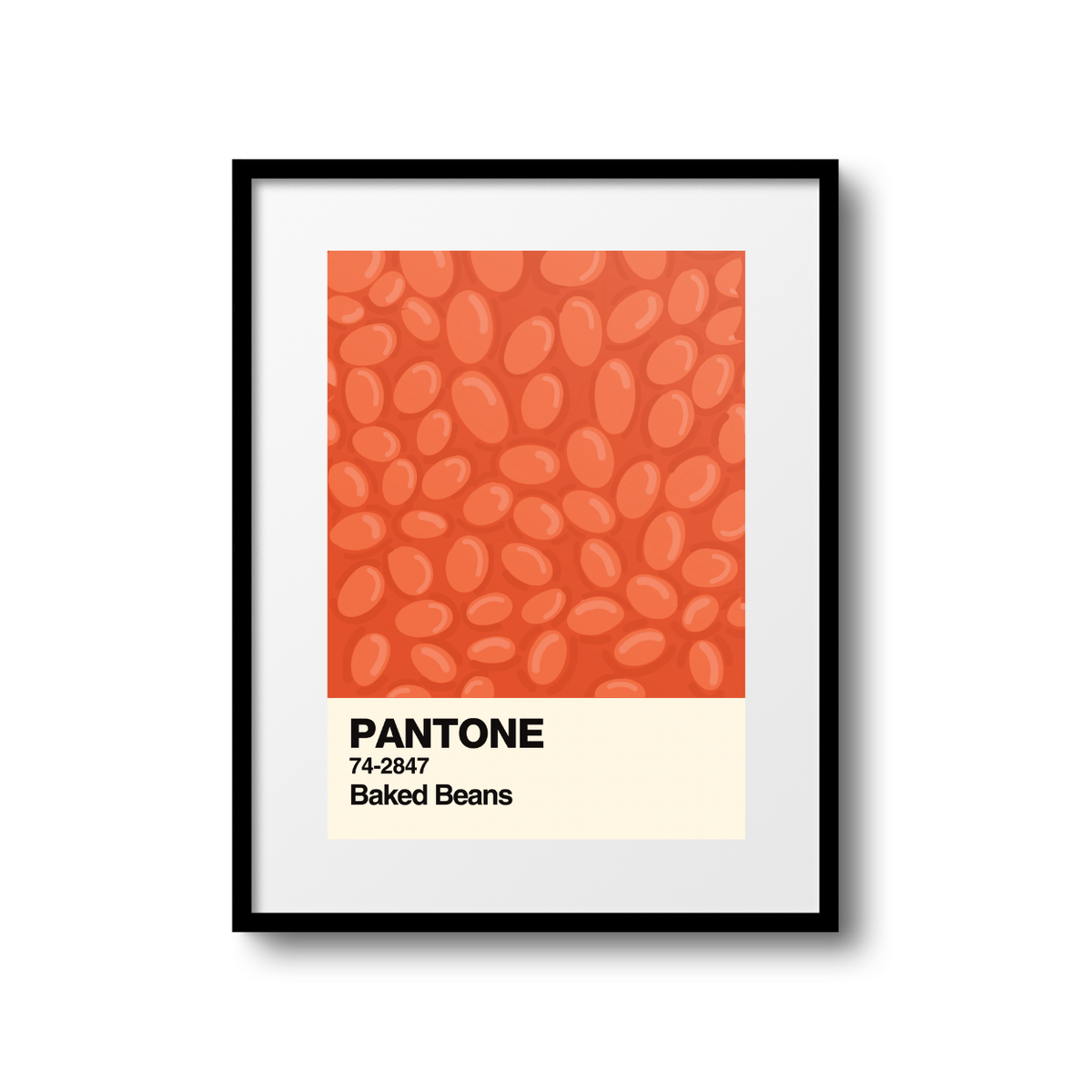 Baked Beans Swatch A5 Print