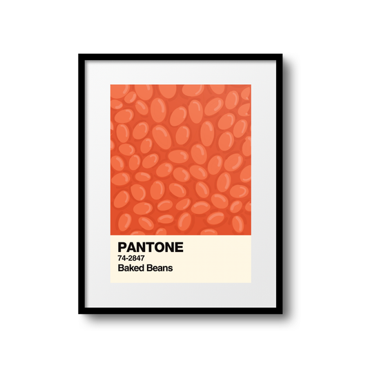 Baked Beans Swatch A5 Print