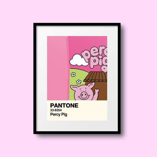 Sweet Piggy Swatch A5 Print