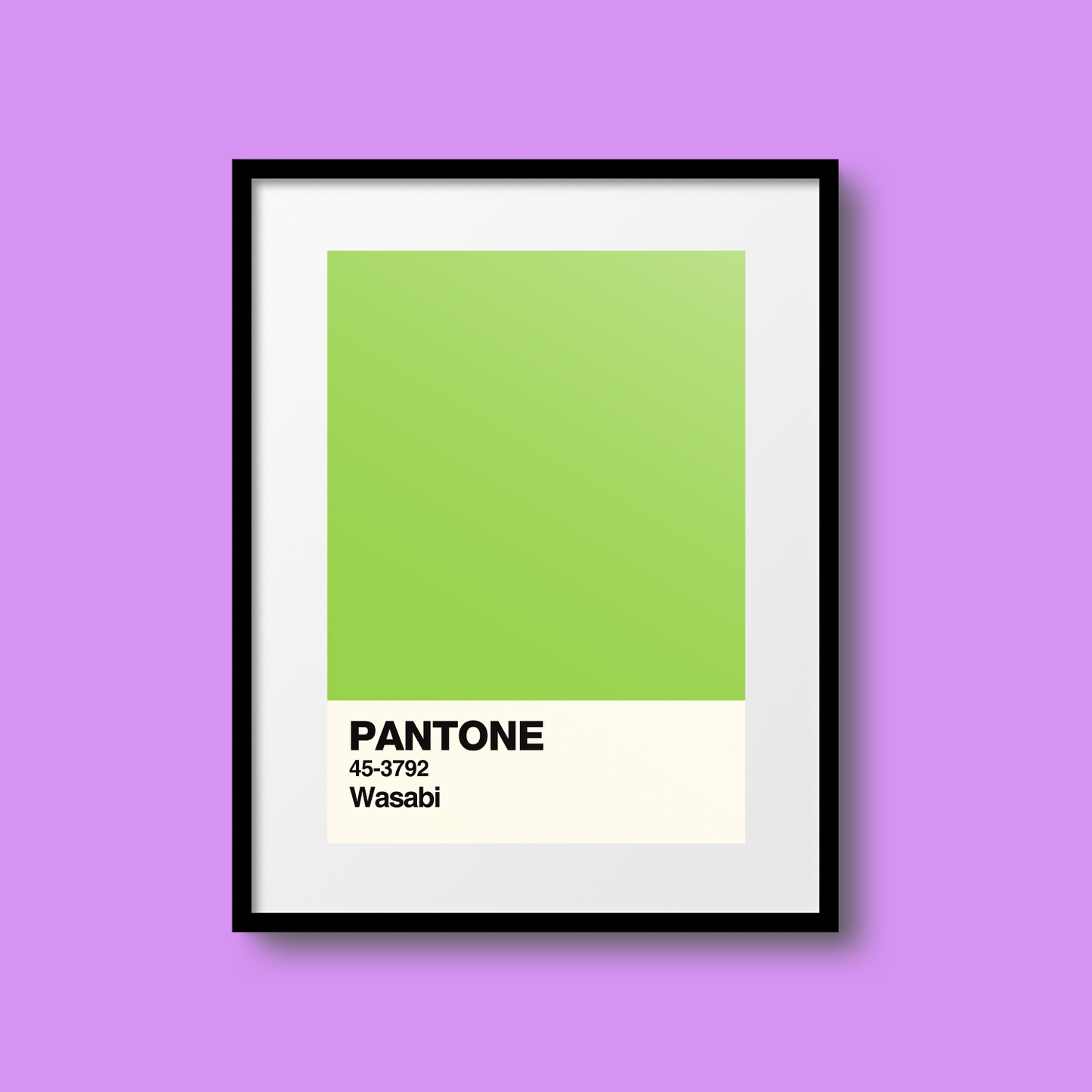 Wasabi Swatch A5 Print