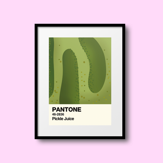 Pickle Juice Swatch A5 Print