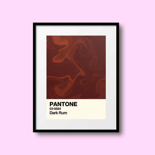Dark Rum Swatch A5 Print