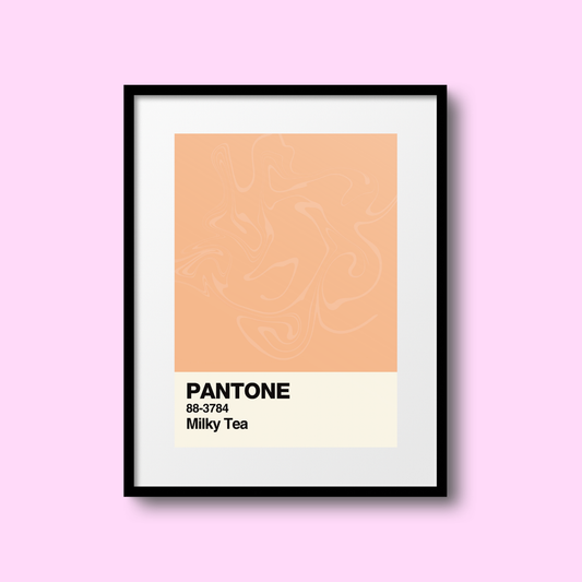 Milky Tea Swatch A5 Print