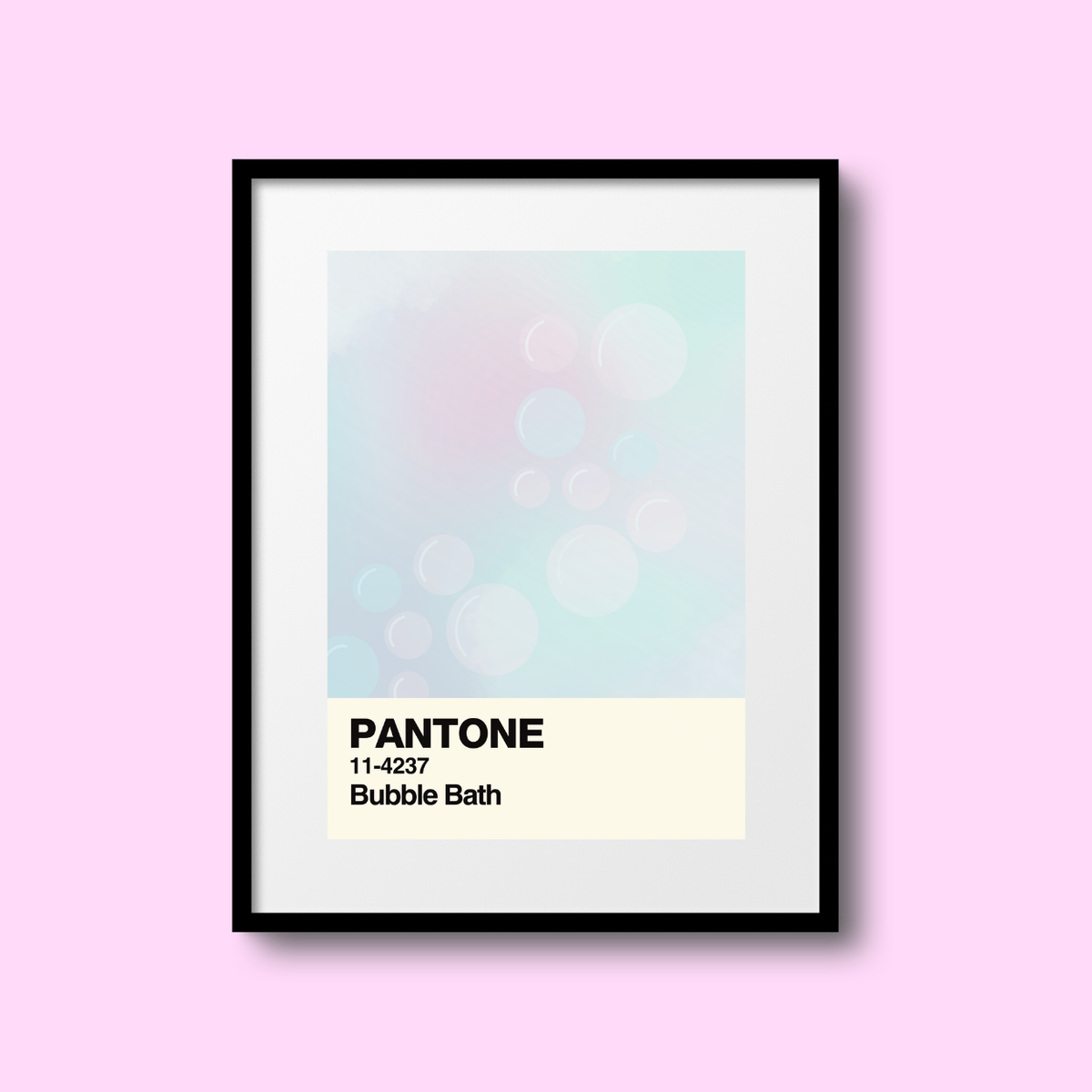Bubble Bath Swatch A5 Print