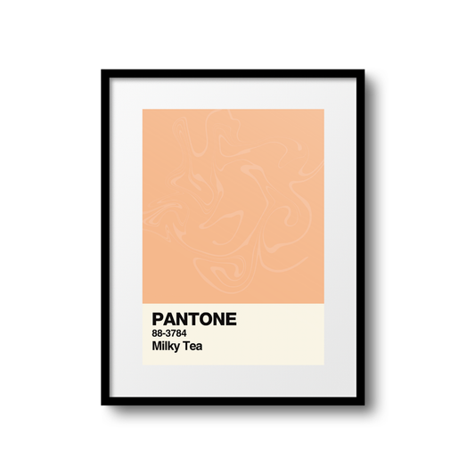 Milky Tea Swatch A5 Print